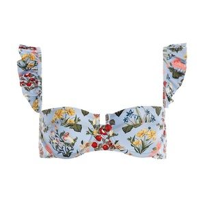 NWT Agua by Agua Bendita Kiwi Magdalena Dia Bikini Top